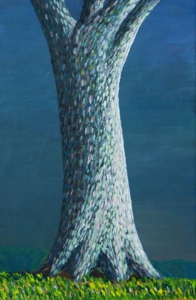 Studie Baum III, Acryl auf Papier, 40x26 cm, 1999