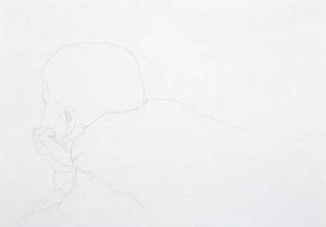 Studie Jan II, Bleistift auf Papier, 21x29.7 cm, 1998